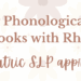Books to promote phonological awareness with ryming text